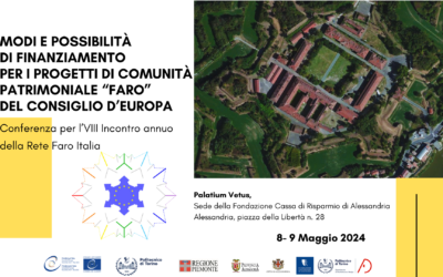 Modi e possibilità di finanziamento per i progetti di comunità patrimoniale “Faro” del Consiglio d’Europa