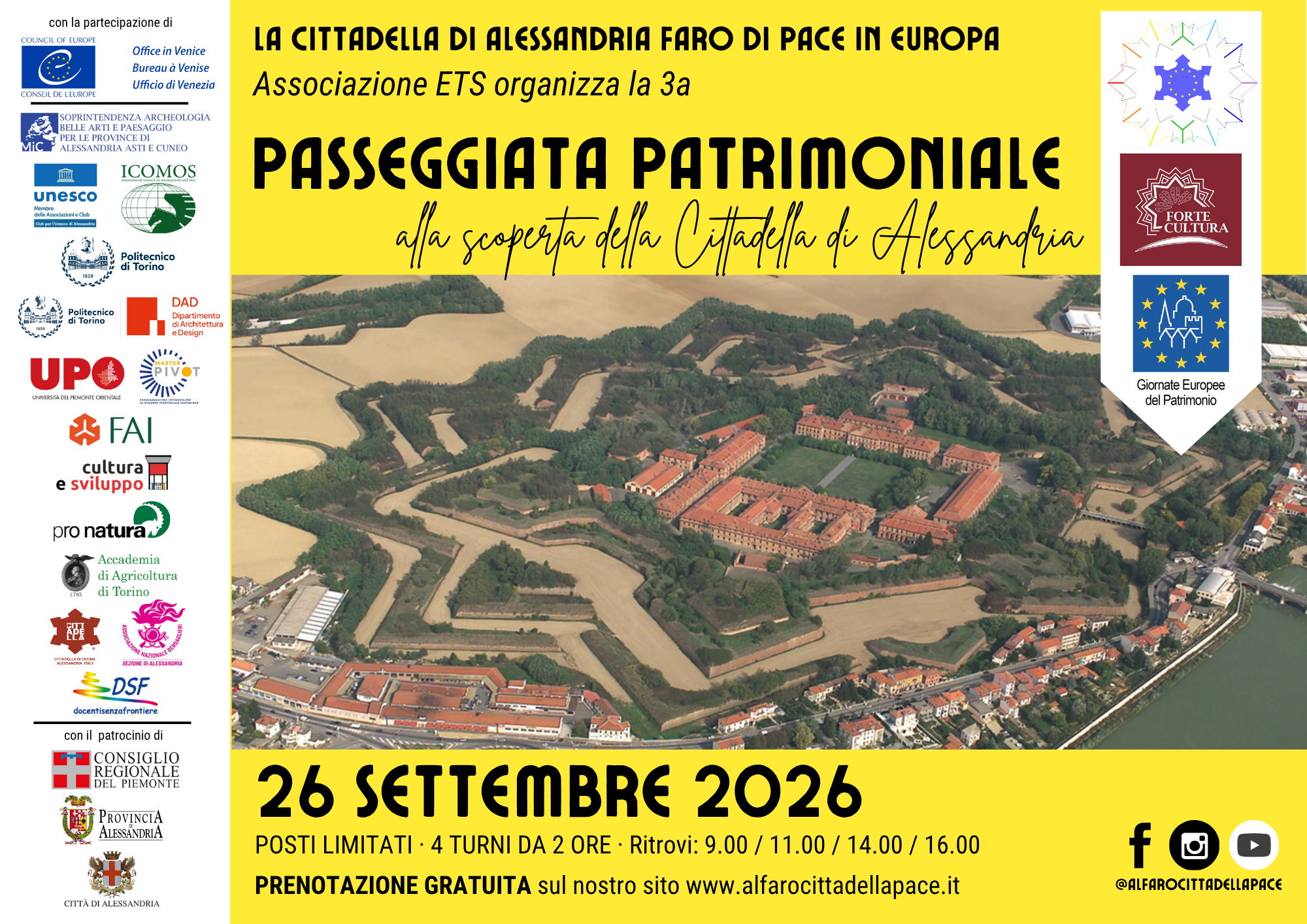 Passeggiata patrimoniale 2026 SEGNALIBRO